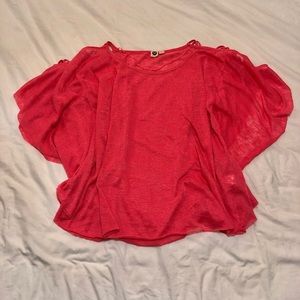 Dark Pink Roxy Swimsuit Coverup Large